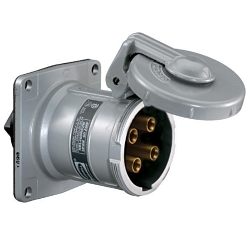 Hubbell HBL460RS2WR Pin and Sleeve Receptacle