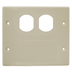 Hubbell HBL4747BFIV Wiring Device-Kellems Cover Plate