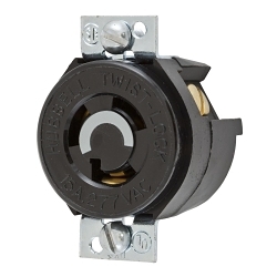 Hubbell HBL4763 Locking Receptacle