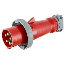 Hubbell HBL520P7W Pin and Sleeve Plug