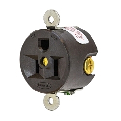 Hubbell HBL5258 Straight Blade Duplex Receptacle
