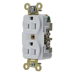 Hubbell HBL5262W Straight Blade Receptacle