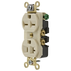 Hubbell HBL5292I Combination Straight Blade Receptacle