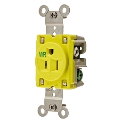 Hubbell HBL52CM61 Straight Blade Receptacle