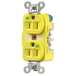 Hubbell HBL52CM62 Straight Blade Receptacle