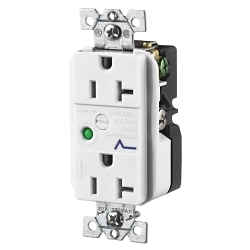 Hubbell HBL5362WSA Surge Protection Receptacle