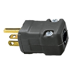 Hubbell HBL5364VBK Straight Blade Plug