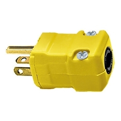 Hubbell HBL5364VY Straight Blade Plug