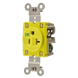 Hubbell HBL53CM61 Straight Blade Receptacle