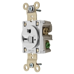Hubbell HBL5461W Straight Blade Receptacle