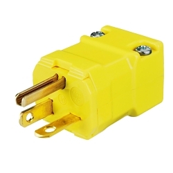 Hubbell HBL5464VY Straight Blade Plug