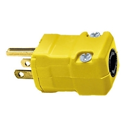 Hubbell HBL5965VY Straight Blade Plug | Standard Electric Supply Co.