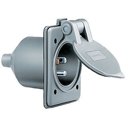 Hubbell HBL61CM64 Straight Blade Flanged Inlet