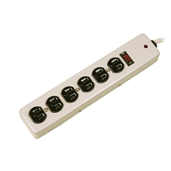 Hubbell HBL6MPS1050 Surge Protected Outlet Strip