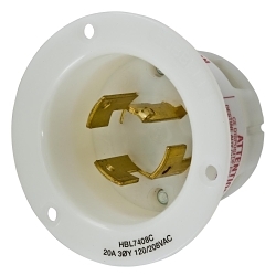 Hubbell HBL7408C Flanged Inlet