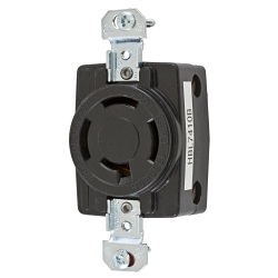 Hubbell HBL7410B Locking Receptacle