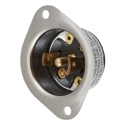 Hubbell HBL7486 Locking Flanged Inlet
