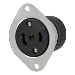 Hubbell HBL7489 Midget Locking Receptacle