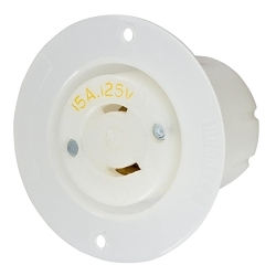 Hubbell HBL7526C Locking Flanged Receptacle
