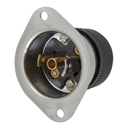 Hubbell HBL7551 Midget Twist-Lock Locking Flanged Inlet