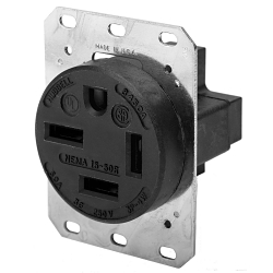 Hubbell HBL8450A Straight Blade Receptacle