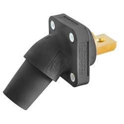 Hubbell HBLFRABBK Single Pole Receptacle