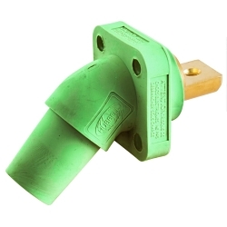 Hubbell HBLFRABGN Single Pole Receptacle