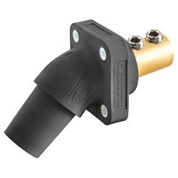 Hubbell HBLFRABK Single Pole Receptacle