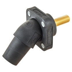 Hubbell HBLFRASBK Single Pole Receptacle