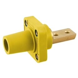 Hubbell HBLFRB2Y Single Pole Receptacle