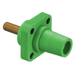 Hubbell HBLFRSCGN Single Pole Receptacle