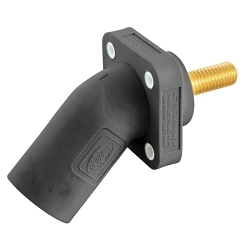 Hubbell HBLMRASBK Single Pole Receptacle