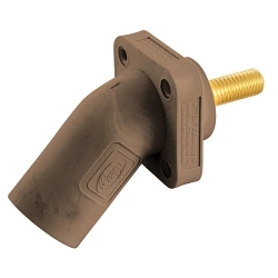 Hubbell HBLMRASBN Single Pole Receptacle