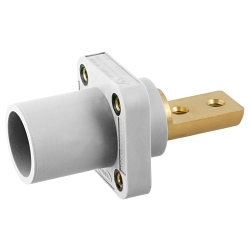 Hubbell HBLMRB2W Wiring Device-Kellems Single Pole Receptacle
