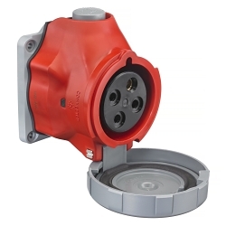 Hubbell HBLS460R7W Pin and Sleeve Receptacle