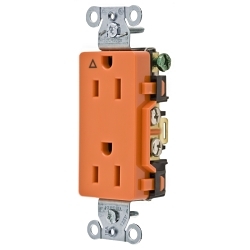 Hubbell IG15DR Straight Blade Receptacle