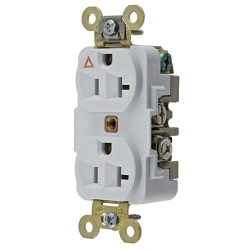 Hubbell IG5362W Straight Blade Receptacle