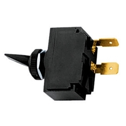 Hubbell M11SP Marine Grade Reduced Standard Toggle Switch, 12 VDC, 15 A, 2-Position Contact