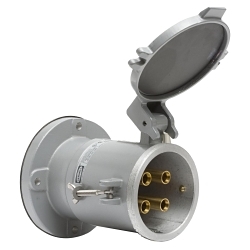 Hubbell M5200BS1R Pin and Sleeve Inlet