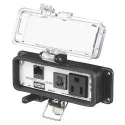 Hubbell P4X155EB Signal and Control Combination Outlet