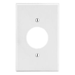 Hubbell P7W Non-Metallic Standard Wall Plate