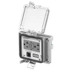 Hubbell PR205E Power and Data Access Port