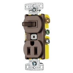 Hubbell RC108 Switch and Receptacle Combination Device