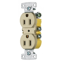 Hubbell RR15I Straight Blade Receptacle