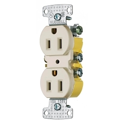 Hubbell RR15LA Straight Blade Receptacle