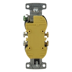 Hubbell RR15SBKTR Straight Blade Receptacle