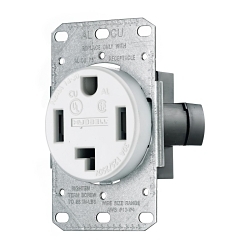 Hubbell RR430FW Straight Blade Power Receptacle