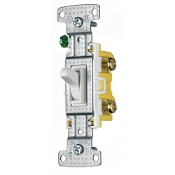 Hubbell RS115W Tradeselect Toggle Switch