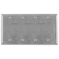 Hubbell SS43 Blank Wallplate