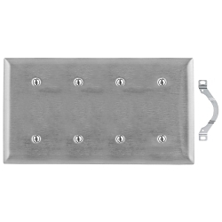 Hubbell SS44 Blank Wallplate